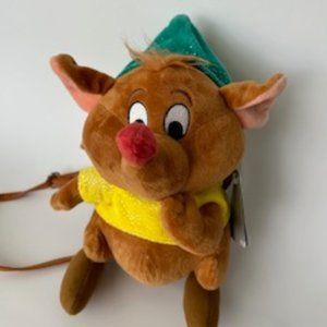 Disney Store plush Gus Mouse from Cinderella shoulder purse